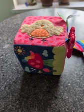 ELC soft cloth block baby toy Blossom Farm