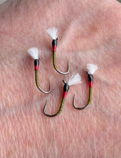 Olive buzzers trout flies - 4,