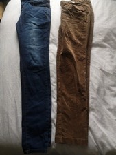 Ladies Jeans trousers Size 12 Bundle Denim Rebublic blue jeans Tulchan velour 