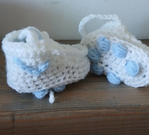 Handmade baby crochet shoes - handmade,