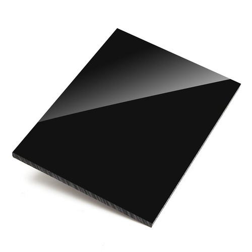 Black gloss acrylic sheet - gloss,