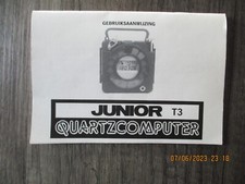 Pigeon Clock Pigeon Clock Constateur Instruction Manual T3 Dutch Language