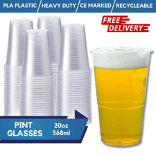 20oz heavy duty clear plastic - 20oz,