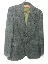 Derby Green Tweed  wool