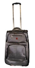 SwissGear Sion Softside Carry-On Expandable Luggage Pewter - 21 Inch