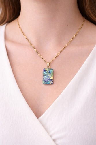 Murano art glass - glass, leaf