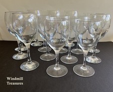 LOT 16 LARGE RED WHITE WINE GLASSES PARTY WEDDING SIMILAR STYLES GOOD CONDITION