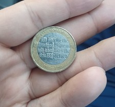 £2 coin Rare King James Bible