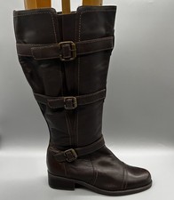 Evans Leather Knee Boots