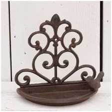 Cast Iron Bronze Bird Feeder