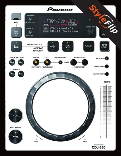 Pioneer cdj 350 skin color - cdj-350, |