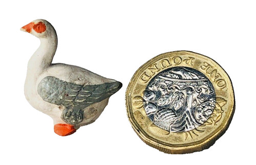 Action figure toy - figure, goose