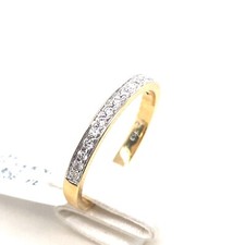 18K Yellow Gold Diamond Eternity Ring