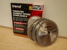 TREND 160MM X 20MM 48T TCT PLUNGE SAW BLADES FESTOOL TS55 CSB/16048A CSB/160/3PK