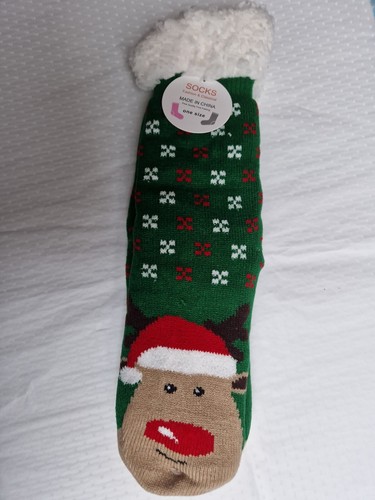 Christmas cosy socks - christmas, one