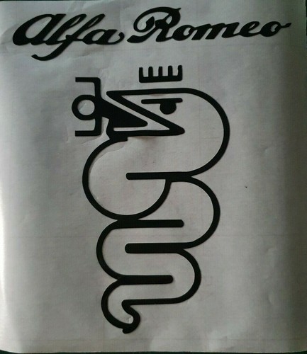 Alfa romeo decal - alfa, x