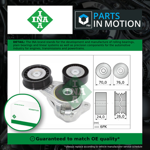 Aux belt tensioner fits - tensioner,