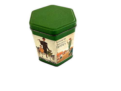 Empty sweet tin unknown french - empty,