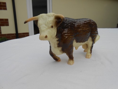 Vintage breyer hereford bull - vintage,
