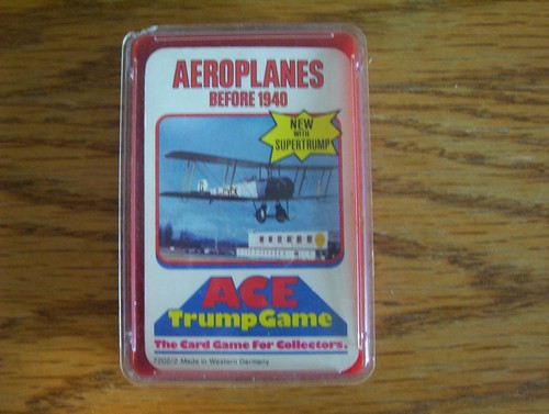 Vintage ace trumps aeroplanes - trumps,