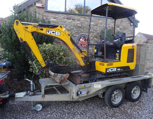 Jcb 15c mini digger - digger, with