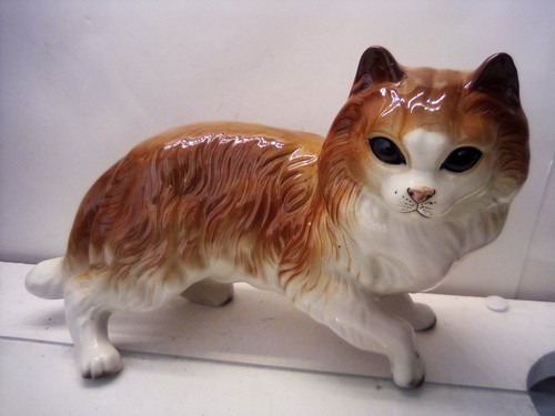 Coopercraft porcelain cat - coopercraft,