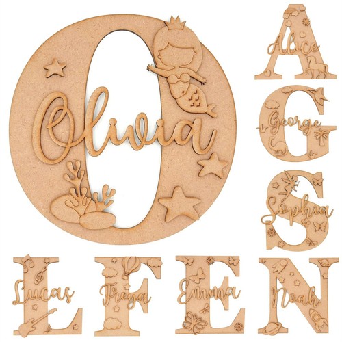 Personalised themed initial - personalised,