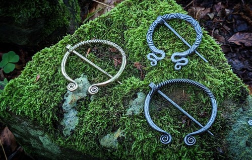 Viking and celtic pins - viking, pins,