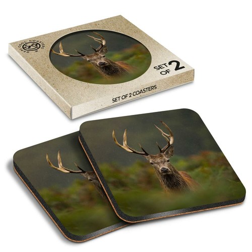 Boxed square coasters - square,