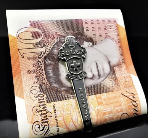 Money clip rolex - money,