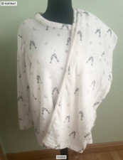 White Multi  Cozee Home Velvet