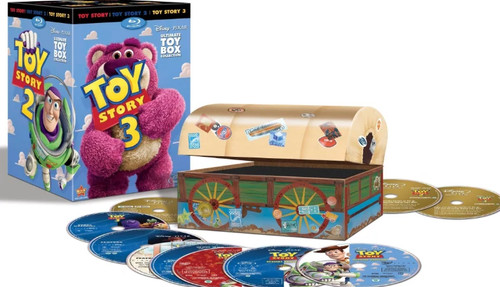 Toy story trilogy blu - toy, blu-ray