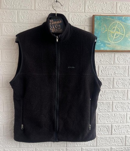 Men patagonia vest - vest, black