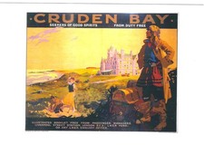 RAIL AD. POSTER ON POSTCARD