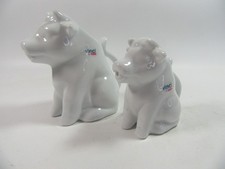 Apollo Ware Vinci Fine White Porceline Cow Milk & Cream Jug's 3 & 6 floz