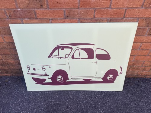 Ikea vintage fiat 500 canvas