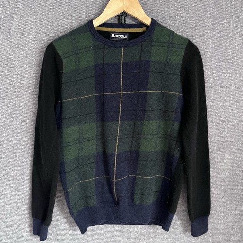 Barbour 100 wool jumper crew - barbour,