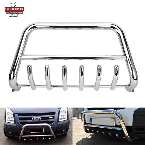 Polished chrome bull nudge - bull,