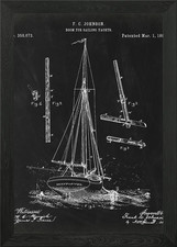 Boom for Sailing Yachts Framed