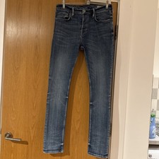 All Saints Men’s Blue Slim
