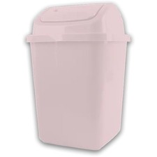 Pastel Plastic Swing Top Bin