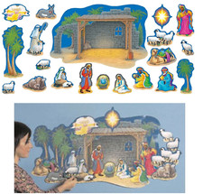 Large Nativity Card Wall