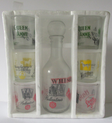 Ballantines whisky decanter - whisky, &