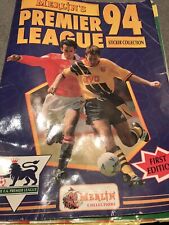 1994 Merlin FA Premier League Sticker Book Mostly Complete