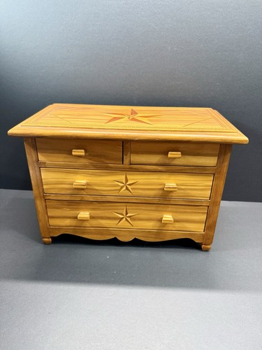 Vintage wood jewelry box - vintage,