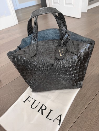 Vtg y2k furla jucca black - vtg,
