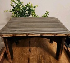 Antique Upholstered Footstool