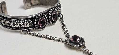 Vtg boho slave bracelet - boho, hand