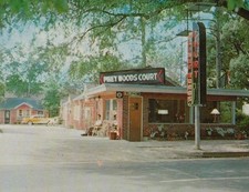 Chrome Postcard 1950s Piney