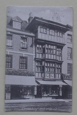 1 Old Postcard of Tewkesbury, High Street Old House, Gloucestershire. (1906)
